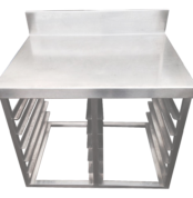 kitchen table stainless with slot