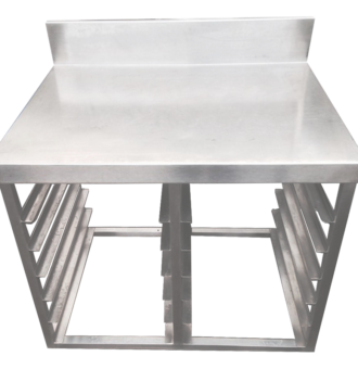 kitchen table stainless with slot