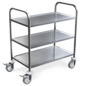 jual troli stainless yang digunakan di foodcourt
