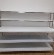 ual meja stainless steel untuk restoran hotel