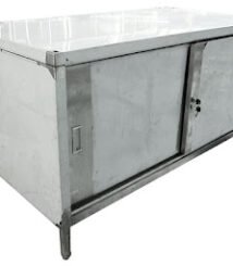 meja lemari stainless steel cabinet custom