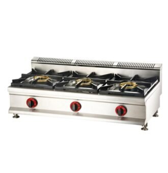 gas stove 3 burner untuk cafe dan restoran