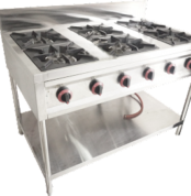 jual gas stove 6 burner yang bagus untuk restoran hotel