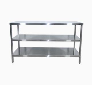 jual meja stainless steel 304 3 susun