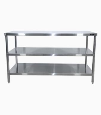 jual meja stainless steel 304 3 susun