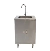 meja sink cabinet untuk toko minuman
