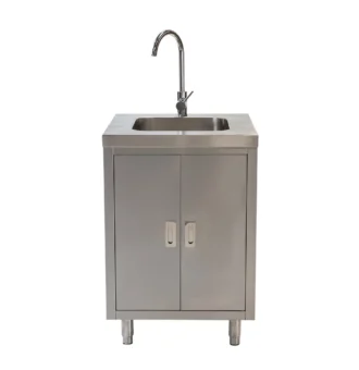 meja sink cabinet untuk toko minuman