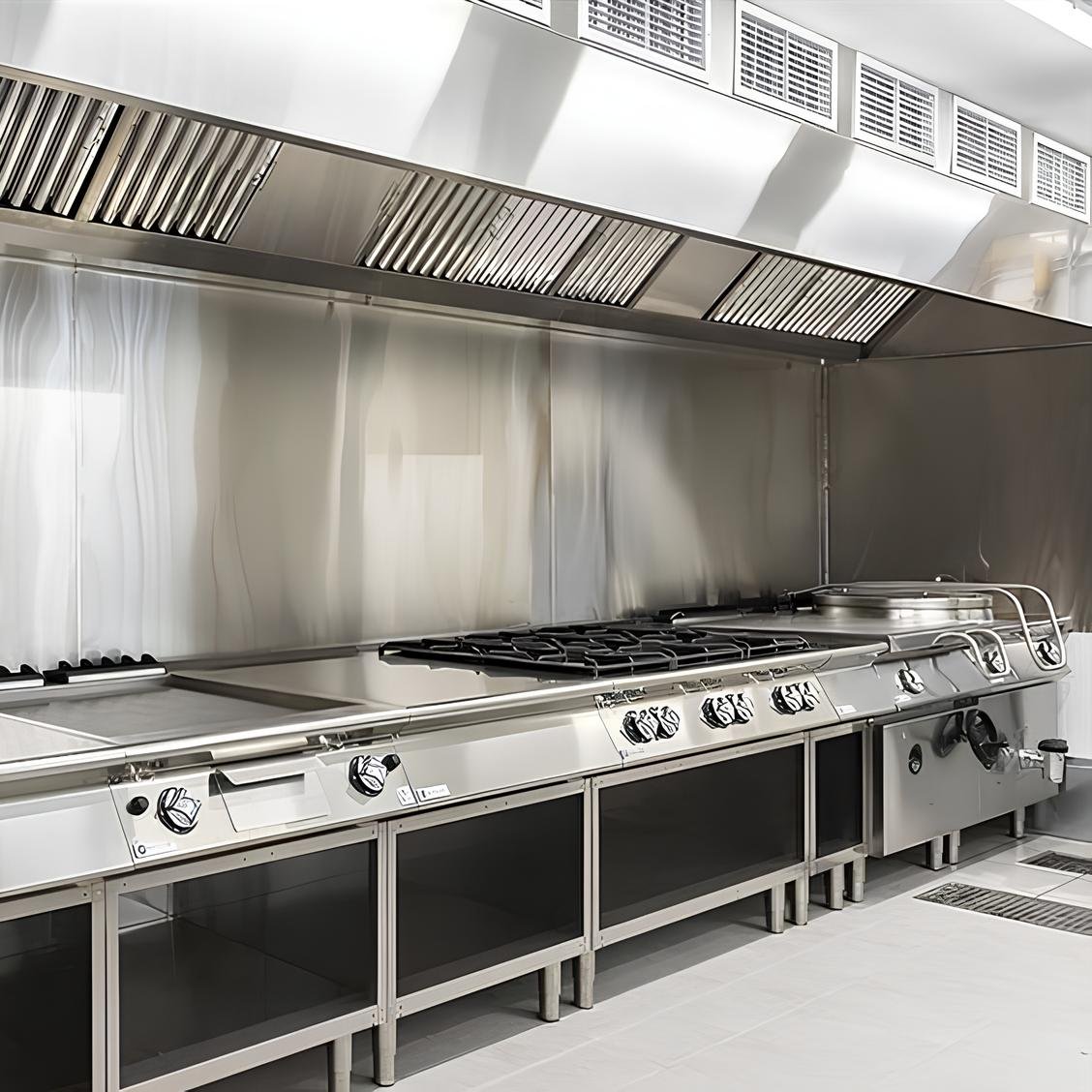 Penghisap Asap Dapur Restoran, Cafe & Hotel (Exhaust Hood dan Ducting)