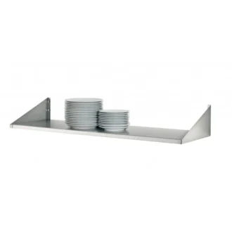 wall shelf stainless model rata untuk restoran hotel