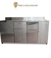 jual meja kabinet stainless untuk laboratorium kimia