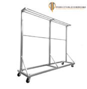 rak display gantungan daging