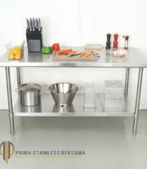 work table stainless untuk dapur rumah