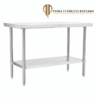 work table stainless untuk dapur rumah