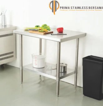 worktable stainless ukuran kecil untuk dapur