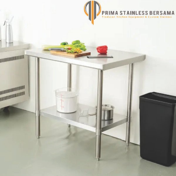 worktable stainless ukuran kecil untuk dapur