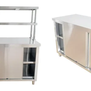 jual cabinet table stainless steel untuk cafe dan restoran