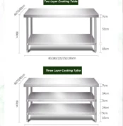 jual meja stainless steel untuk restoran hotel