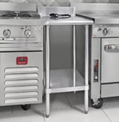 meja stainless steel yang bagus untuk restoran