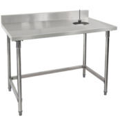 supplier meja stainless steel beard papa