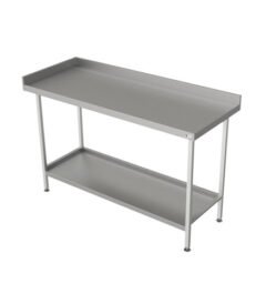 corner table stainless steel