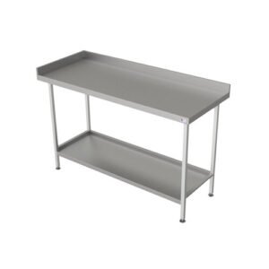 corner table stainless steel