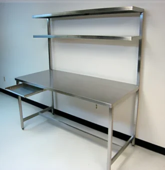 meja stainless steel yang bagus untuk dapur toko minuman