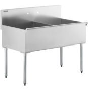 sink stainless untuk membersihkan peralatan kebersihan