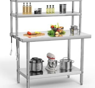 meja stainless yang bagus untuk dapur resto
