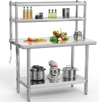 meja stainless yang bagus untuk dapur resto