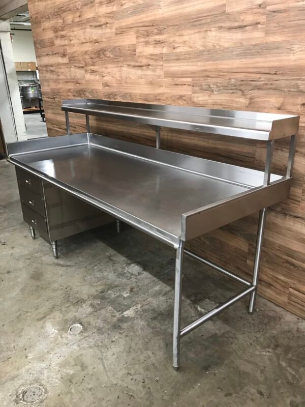 kitchen table custom with drawer