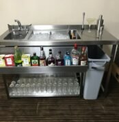 supplier equipment bar dengan tempat es dan sink