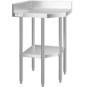 meja sudut stainless untuk restoran hotel