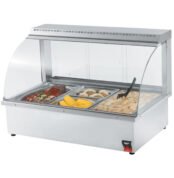 bain marie display rack untuk supermarket