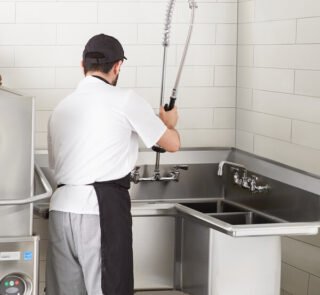 sink corner stainless