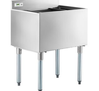 underbar ice bin stainless