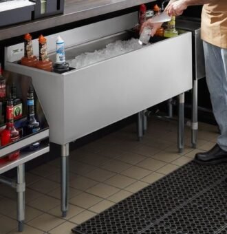 ice bin stainless seperti di kopi kenangan