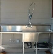Stainless Fish Cleaning Table Sink