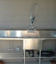 Stainless Fish Cleaning Table Sink