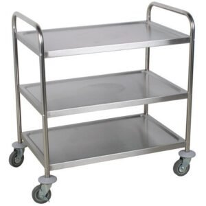 Medical Stainless Steel Hospital Utility Cart Trolley