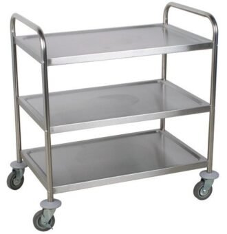 Medical Stainless Steel Hospital Utility Cart Trolley