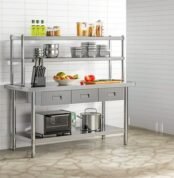 Meja stainless / Work Table / Table preparation stainless