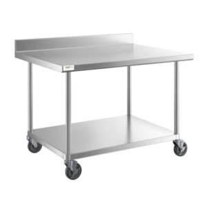 Working Table Stainless 304 with Backsplash