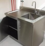 sink stainless tertutup roti o