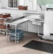 Entry Table With Sink For Hood Type Dishwasher