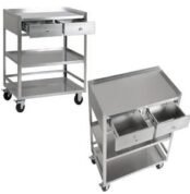 Trolley Stainless Steeltrolley 3 Rak Troli 2 Lacitroli Stainess