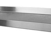 Stainless steel adjustable wall shelving