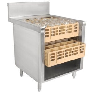 Underbar Glass Rack Storage Cabinet