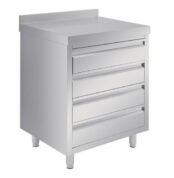 Stainless Steel 4Drawer Workstation Custom