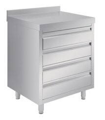 Stainless Steel 4Drawer Workstation Custom