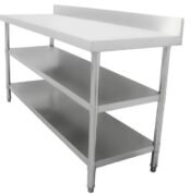 Meja Dapur Stainless Steel Model Tingkat 3
